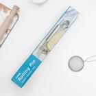 Скалка «Самый смак», металл, 47 см, рабочая часть 25 см - Фото 3