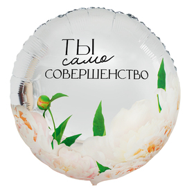 Шар фольгированный 31" «Совершенство», круг, с подложкой (комплект 2 шт)