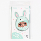 Воздушный шар фольгированный 31" «Мишка в зайке», фигура, с подложкой - Фото 3