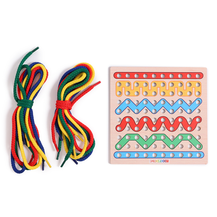 Игра по системе Монтессори «Шнуровка. Линии» - Фото 1