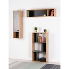 Стеллаж «Крафт», 270×550×1090 мм, цвет дуб золотой крафт/камень тёмный - Фото 3