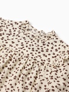 Блузка-боди для девочки MINAKU, рост 92-98 см, бежевая - Фото 4