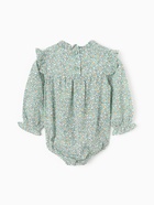 Блузка-боди для девочки MINAKU, рост 74-80 см, зелёная - Фото 7