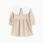 Платье для девочки MINAKU, рост 80-86, бежевое - Фото 8