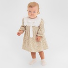 Платье для девочки MINAKU, рост 80-86, бежевое - Фото 1