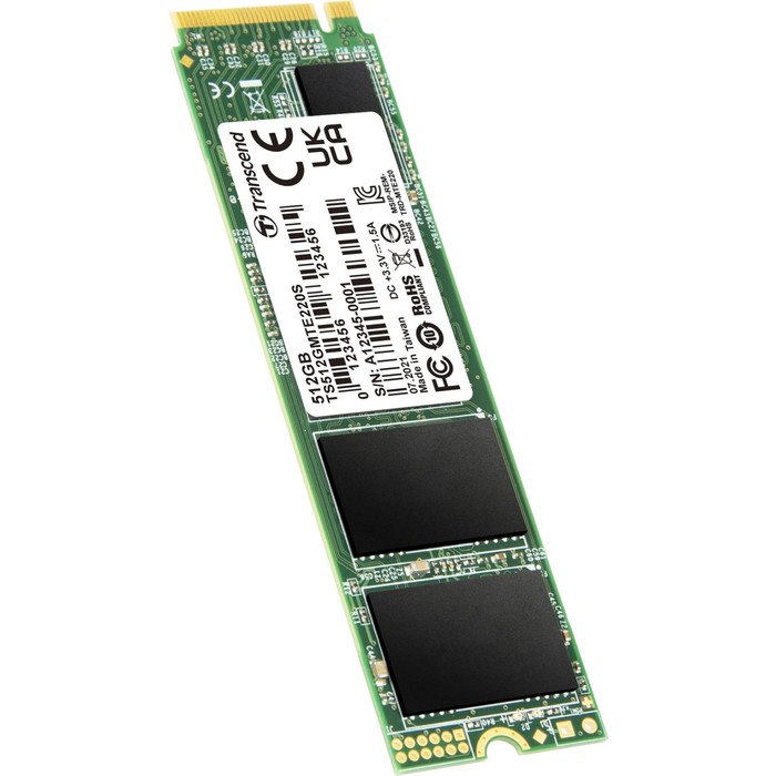 Накопитель SSD Transcend PCIe 3.0 x4 512GB TS512GMTE220S M.2 2280 - фото 51592574