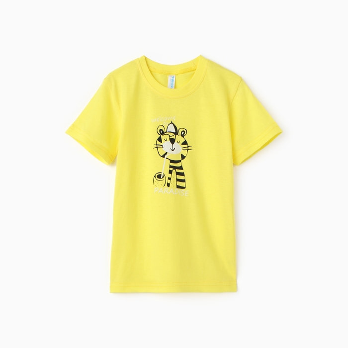 

Футболка для мальчика, цвет жёлтый, рост 116 см