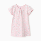 Ночная сорочка для девочки, цвет розовый/леопард, рост 92 см - фото 321781777