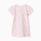 Ночная сорочка для девочки, цвет розовый/леопард, рост 98 см - фото 24673498