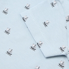 Комплект для новорожденного (футболка, комбинезон), цвет голубой, рост 74-80 см - фото 24673699