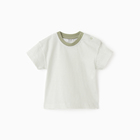 Комплект для новорожденного (футболка, комбинезон), цвет белый/хаки, рост 68-70 см - Фото 2
