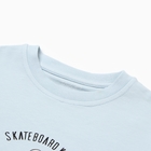 Футболка для мальчика, цвет голубой, рост 110 см 10617243