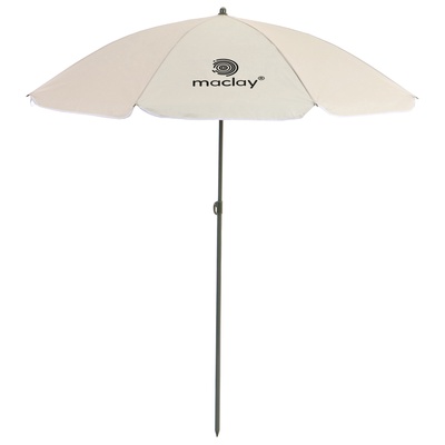 Зонт пляжный maclay, с УФ-защитой, d=150 см, h=170 см