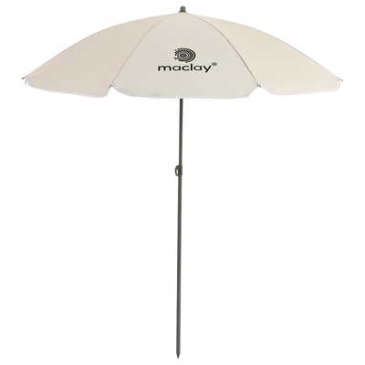 Зонт пляжный maclay, с УФ-защитой, d=160 см, h=170 см