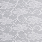 Ткань для рукоделия, лоскут гипюра крупные цветы, белый, 150 × 160 см - Фото 2