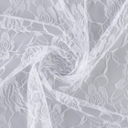 Лоскут гипюра, розочки, белый, 150 × 160 см - фото 321782214