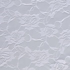 Ткань для рукоделия, лоскут гипюра розы, белый, 150 × 160 см - Фото 3