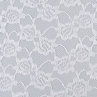 Ткань для рукоделия, лоскут гипюра средние цветы, белый, 150×160 см - Фото 3