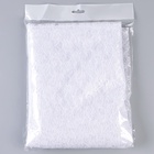 Ткань для рукоделия, лоскут гипюра средние цветы, белый, 150×160 см - Фото 4