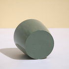 Горшок для цветов, d = 10 см, 0,5 л, пластик, зелёный шалфей - Фото 2