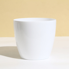 Кашпо для цветов, d=17 см, 2.7 л, пластик, белое - Фото 6