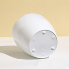 Кашпо для цветов, d=17 см, 2.7 л, пластик, белое - Фото 2