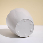 Кашпо для цветов, d=17 см, 2.7 л, пластик, бежевое - Фото 2