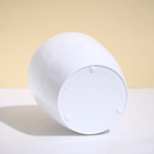 Кашпо для цветов, d=19 см, 3.5 л, пластик, белое - Фото 2