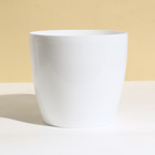 Кашпо для цветов, d=21 см, 5.2 л, пластик, белое - Фото 5