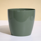 Кашпо для цветов, d=21 см, 5.2 л, пластик, зелёное, шалфей - Фото 5