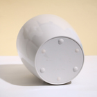 Кашпо для цветов, d=21 см, 5.2 л, пластик, бежевое - Фото 2