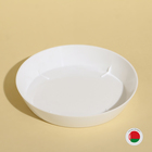 Поддон для горшка, d = 10 см, пластик, белый - Фото 1