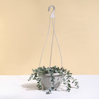 Кашпо подвесное, 2 л, пластик, бежевое - Фото 9