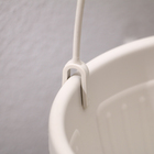 Кашпо подвесное, 2 л, пластик, бежевое - Фото 7