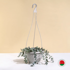 Кашпо подвесное, 2 л, пластик, бежевое - Фото 1