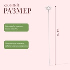 Опора для орхидей, h = 44 см, пластик, прозрачная, МИКС - Фото 4