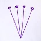 Опора для орхидей, h = 44 см, пластик, фиолетовая, МИКС - Фото 14