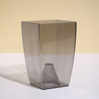 Горшок для орхидей, 2 л, 12.5×19.5 см, пластиковый, прозрачно-серый - Фото 3