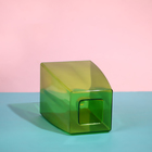 Горшок для орхидей, 2 л, 12,5 × 19,5 см, пластик, прозрачно-зелёный - Фото 2