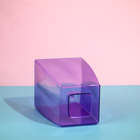 Горшок для орхидей, 2 л, 12,5 × 19,5 см, пластик, прозрачно-фиолетовый - Фото 2