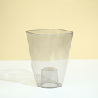 Горшок для орхидей, 1,5 л, 13 × 17 см, пластик, прозрачно-серый - Фото 4