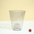 Горшок для орхидей, 1,5 л, 13 × 17 см, пластик, прозрачно-серый - Фото 1