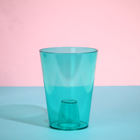 Горшок для орхидей, 1,2 л, 12,5 × 16,6 см, пластик, прозрачно-бирюзовый - Фото 4