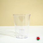 Горшок для орхидей, 1.2 л, 12.5×16.6 см, пластиковый, прозрачный - Фото 1