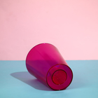 Горшок для орхидей, 1,2 л, 12,5 × 16,6 см, пластик, прозрачно-малиновый - Фото 2