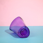 Горшок для орхидей, 1,3 л, 13,6 × 14,1 × 20 см, пластик, прозрачно-фиолетовый - Фото 2