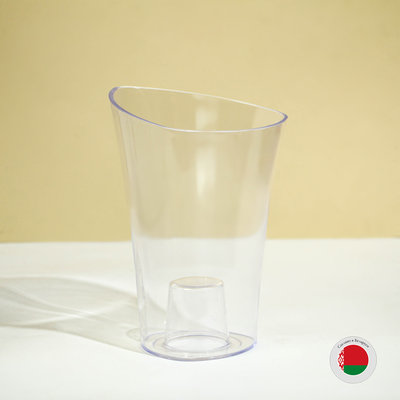 Горшок для орхидей, 1.3 л, 13.6×14.1×20 см, пластиковый, прозрачный