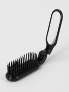 Расчёска массажная, складная, с зеркалом, 3×10 см, цвет чёрный - Фото 3