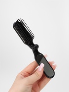 Расчёска массажная, складная, с зеркалом, 3×10 см, цвет чёрный - Фото 4