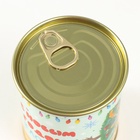 Носки в банке  "С новым годом, человеки" (внутри носки мужские, цвет чёрный) - фото 30881456